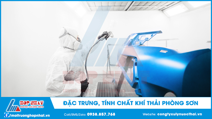 Đặc trưng, tính chất của khí thải phòng sơn