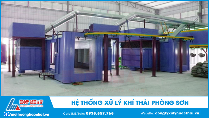 Xử lý khí thải phòng sơn