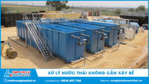 xử lý nước thải không cần xây bể