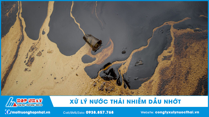 xử lý nước thải nhiễm dầu nhớt