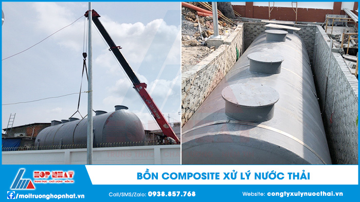 Bồn composite xử lý nước thải