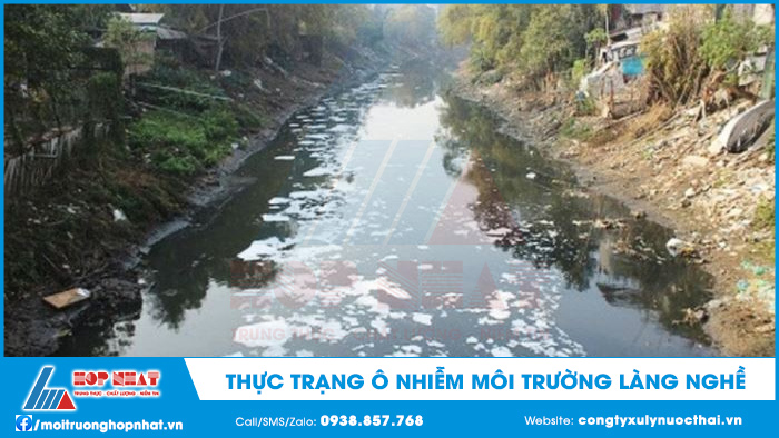 thực trạng ô nhiễm môi trường làng nghề