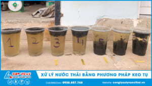 Xử lý nước thải bằng phương pháp keo tụ