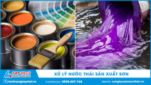 Xử lý nước thải sản xuất sơn