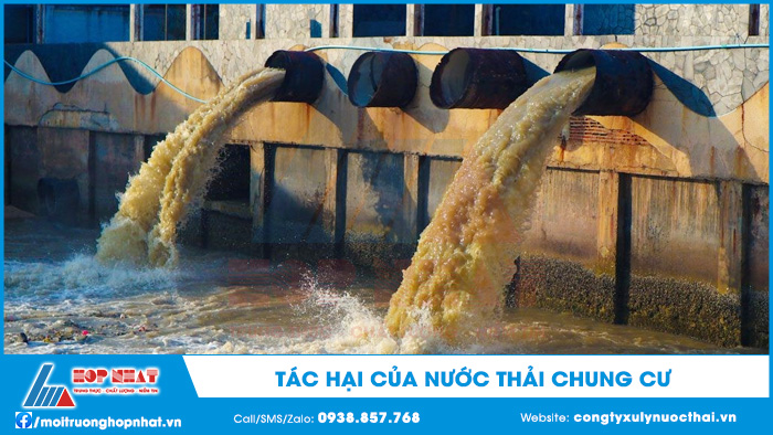 Tác hại của nước thải chung cư