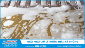Xử lý nước thải xà phòng