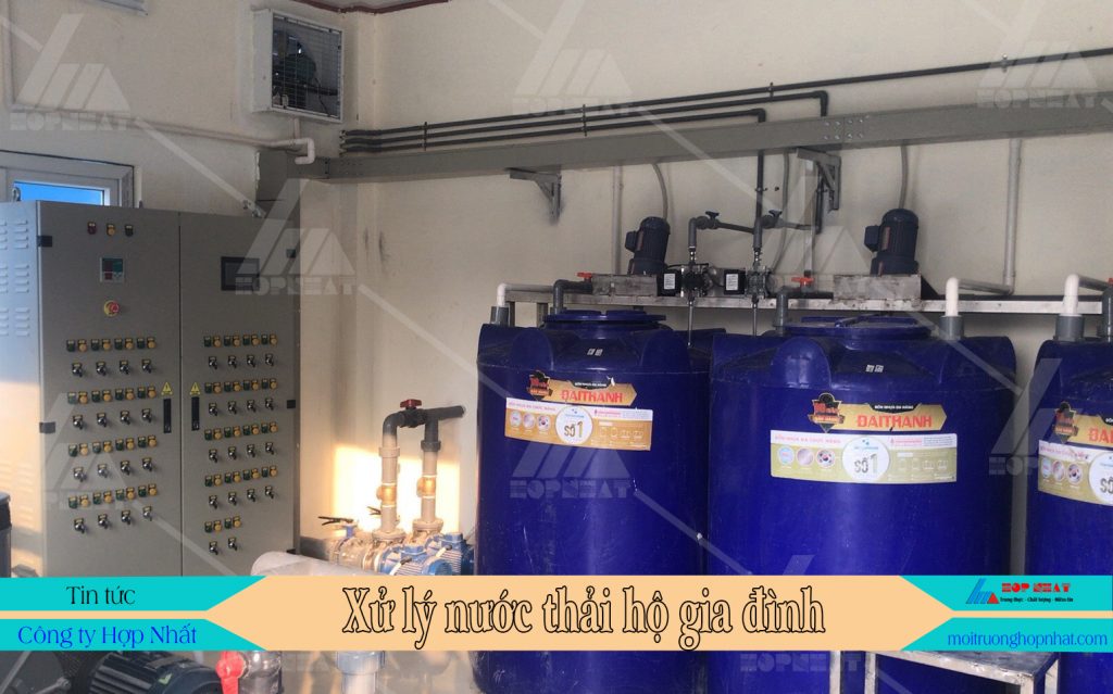 Xử lý nước thải hộ gia đình