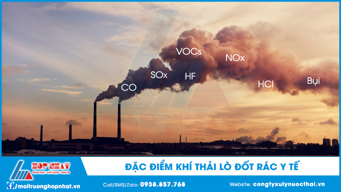 Đặc điểm khí thải lò đốt rác y tế