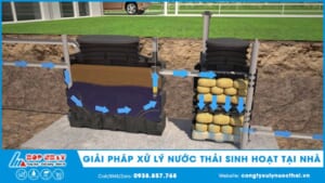 giải pháp xử lý nước thải sinh hoạt tại nhà