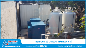 Hệ thống xử lý nước thải trạm y tế