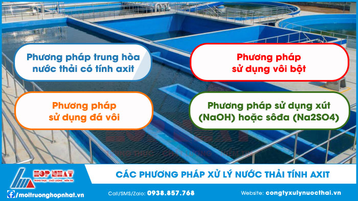 Các phương pháp xử lý nước thải có tính axit
