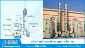Xử lý khí thải bằng tháp hấp thụ