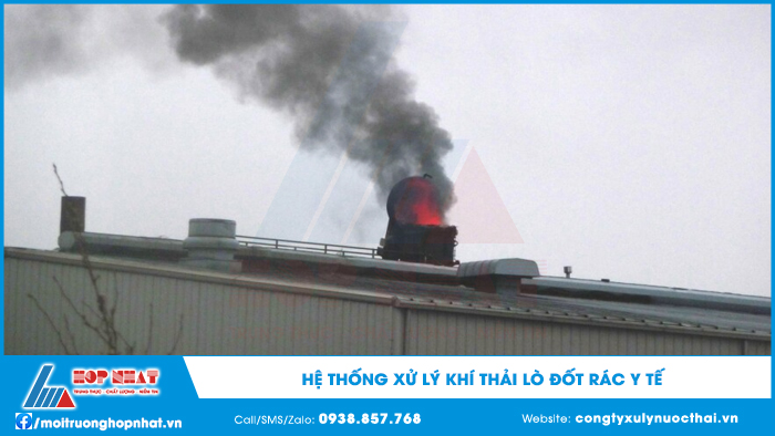Xử lý khí thải lò đốt rác y tế