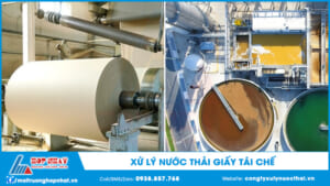 Xử lý nước thải giấy tái chế