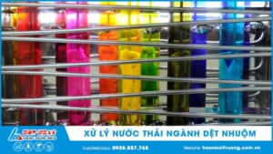 xử lý nước thải ngành dệt nhuộm