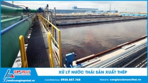Xử lý nước thải sản xuất thép