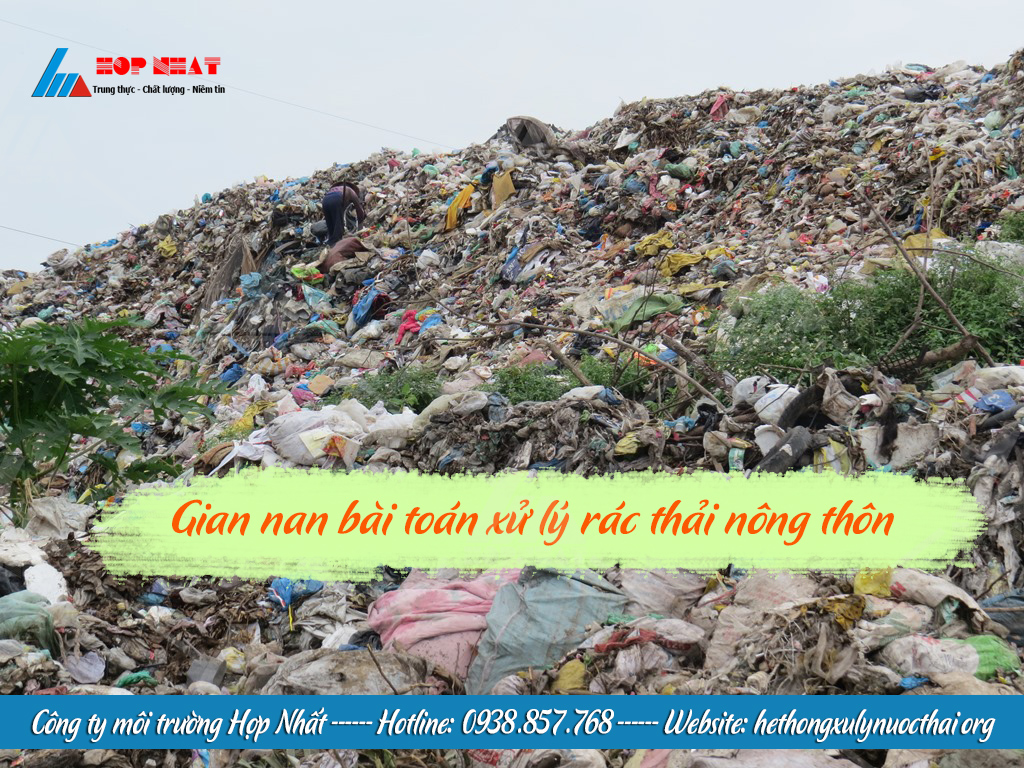Gian nan bài toán xử lý rác thải nông thôn