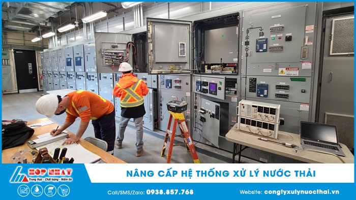 nâng cấp hệ thống xử lý nước thải