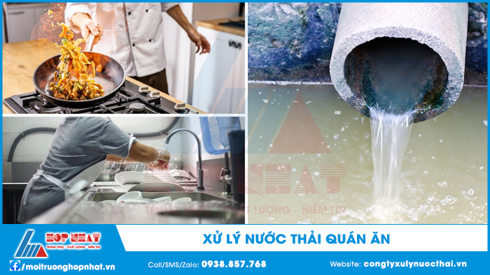 Xử lý nước thải quán ăn