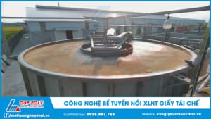 Bể tuyển nổi xử lý nước thải giấy tái chế