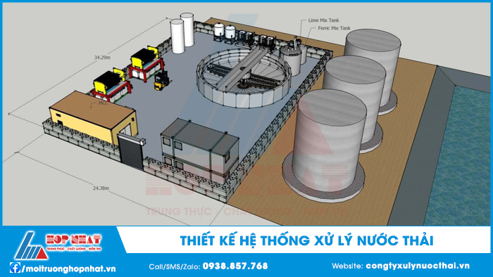 Thiết kế hệ thống xử lý nước thải