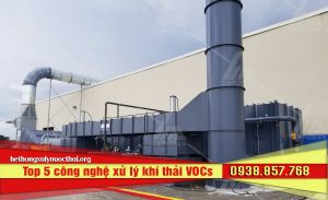 Top 5 công nghệ xử lý khí thải VOCs