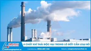 4 chất khí độc hại trong lò đốt cần loại bỏ