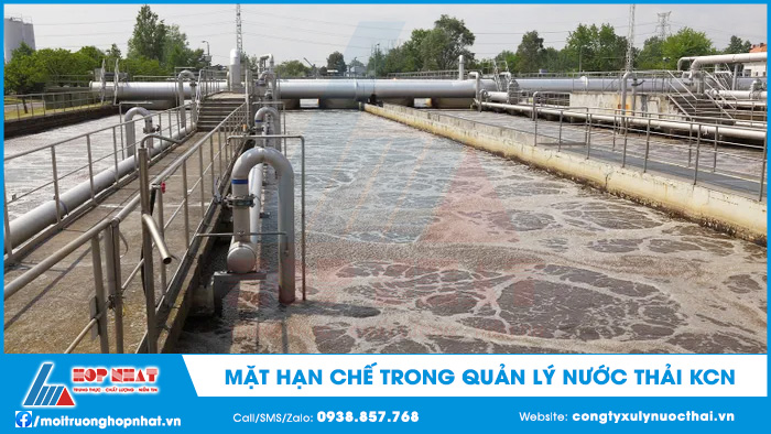 Mặt hạn chế trong quản lý nước thải KCN