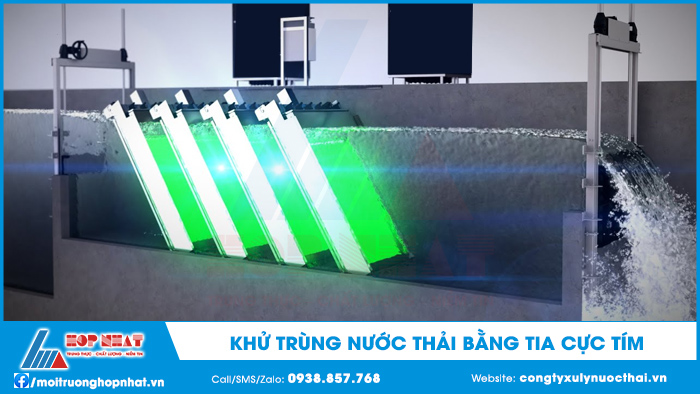 Khử trùng nước thải bằng tia cực tím