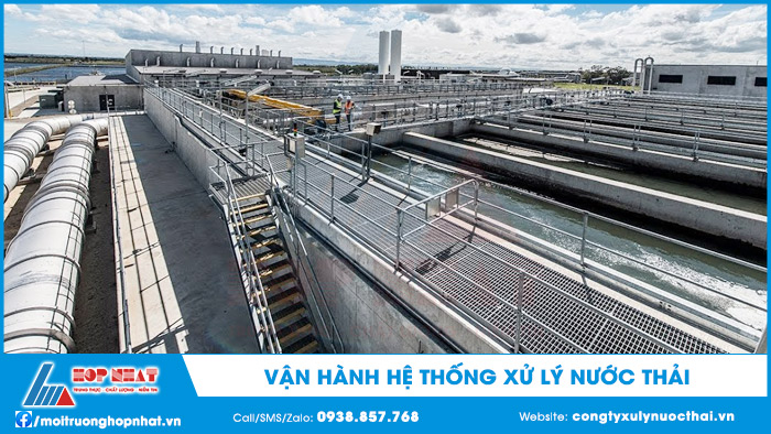 Vận hành hệ thống xử lý nước thải