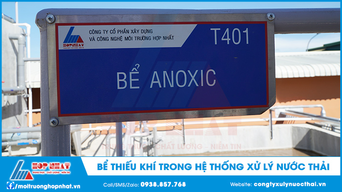 Bể thiếu khí trong hệ thống xử lý nước thải