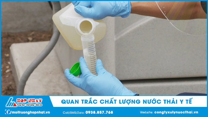 Quan trắc chất lượng nước thải y tế
