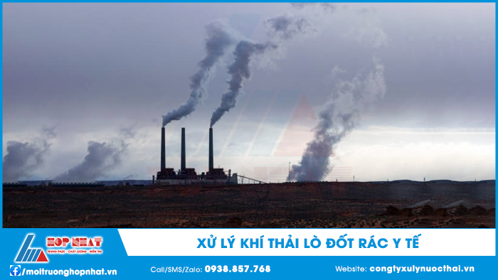 Xử lý khí thải lò đốt rác y tế