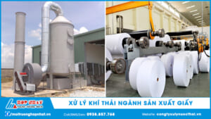 xử lý khí thải sản xuất giấy