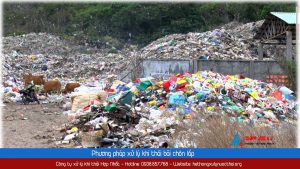 Một số phương pháp xử lý khí thải bãi chôn lấp