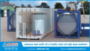 Module hợp khối xử lý nước thải có hiệu quả không?