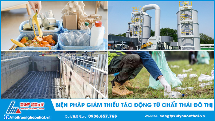 Biện pháp giảm thiểu tác động từ chất thải đô thị