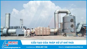 Cấu tạo tháp xử lý khí thải