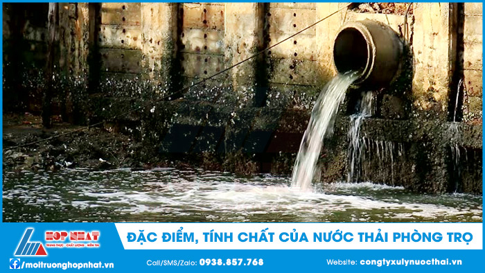 Đặc điểm, tính chất nước thải phòng trọ