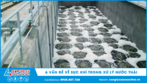 6 vấn đề về sục khí trong xử lý nước thải