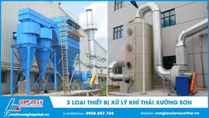 Thiết bị xử lý khí thải xưởng sơn