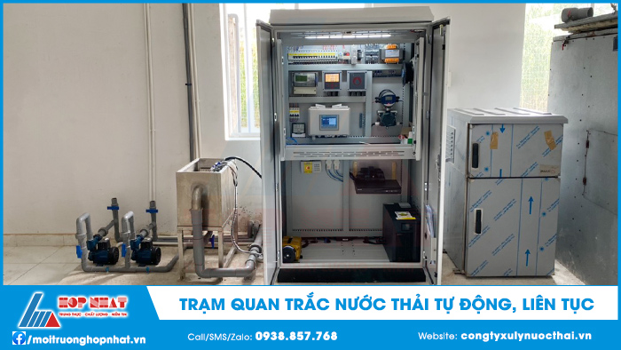 Trạm quan trắc nước thải tự động, liên tục