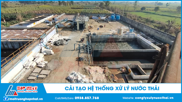 Cải tạo hệ thống xử lý nước thải