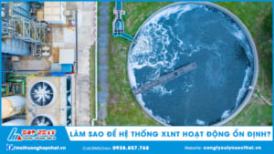 hệ thống xử lý nước thải hoạt động ổn định