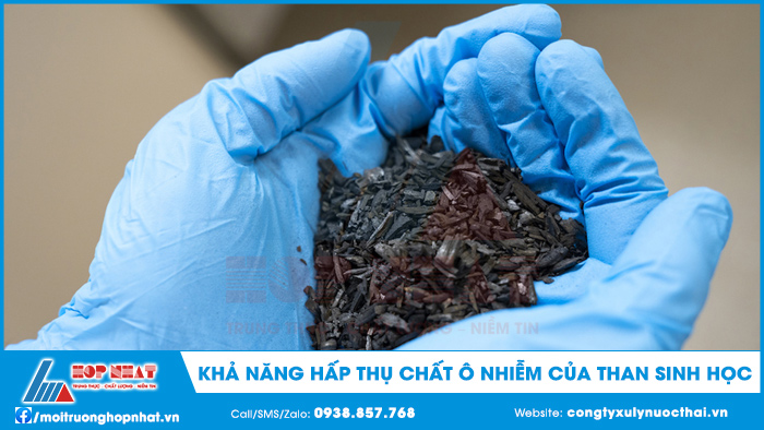 Khả năng hấp thụ chất ô nhiễm của than hoạt tính