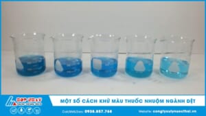 Một số cách khử màu thuốc nhuộm ngành dệt