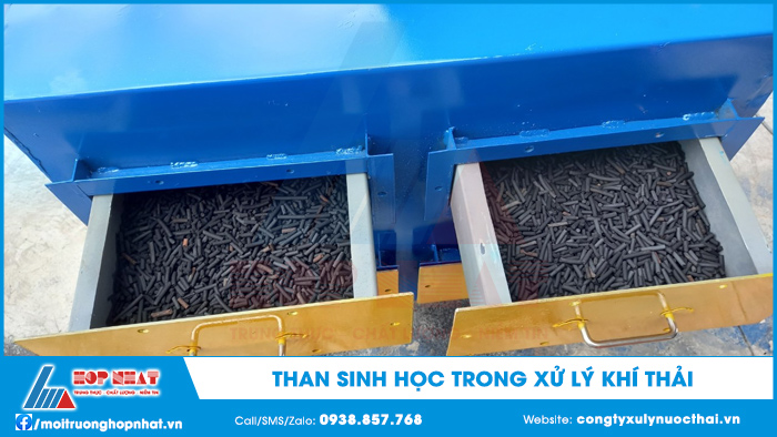 Than sinh học trong xử lý khí thải