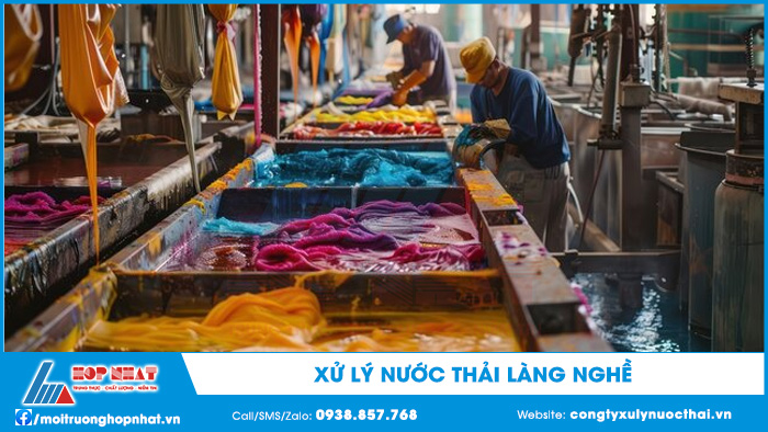 Xử lý nước thải làng nghề
