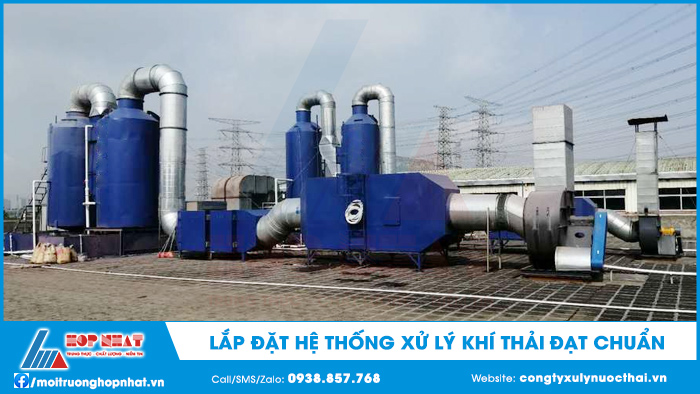 Lắp đặt hệ thống xử lý khí thải đạt chuẩn