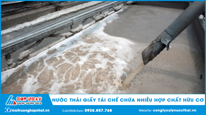 Đặc điểm nước thải giấy tái chế